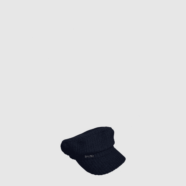 셀린느 팔각 네이비 모자