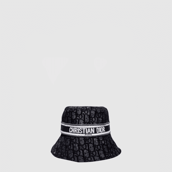 디올 망사 블랙&화이트 벙거지