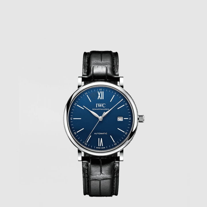 IWC 포르토피노 오토매틱 에디션 150주년 블랙&블루