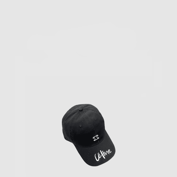 셀린느 블랙 베이스볼 캡