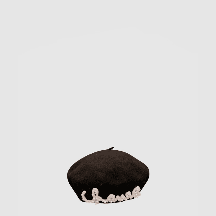샤넬 베레모 블랙