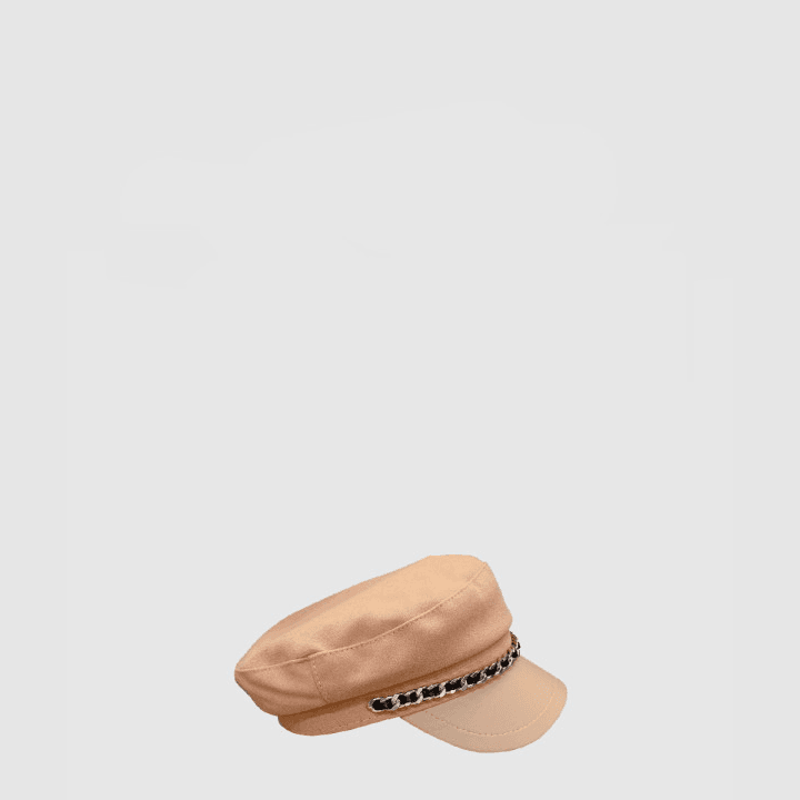 샤넬 팔각 베이지 모자