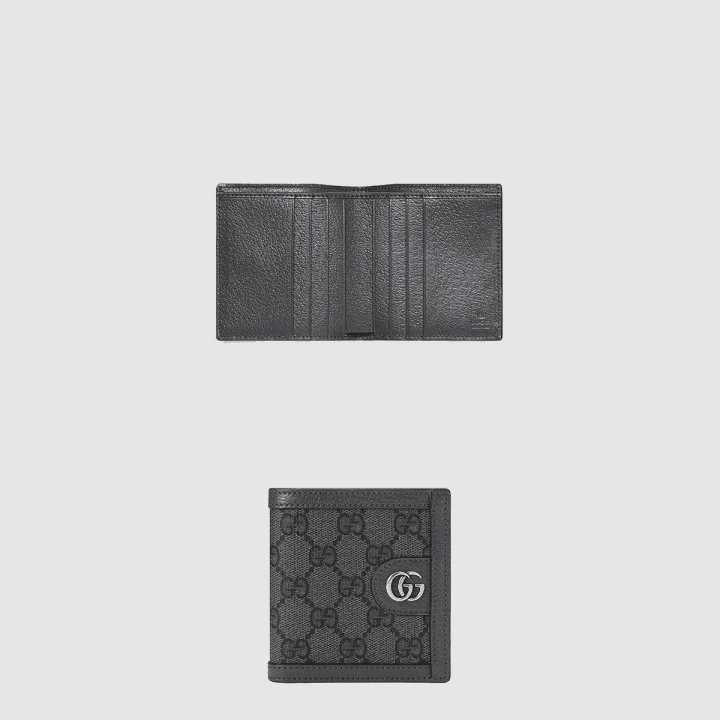 구찌 오피디아 GG 그레이 반지갑