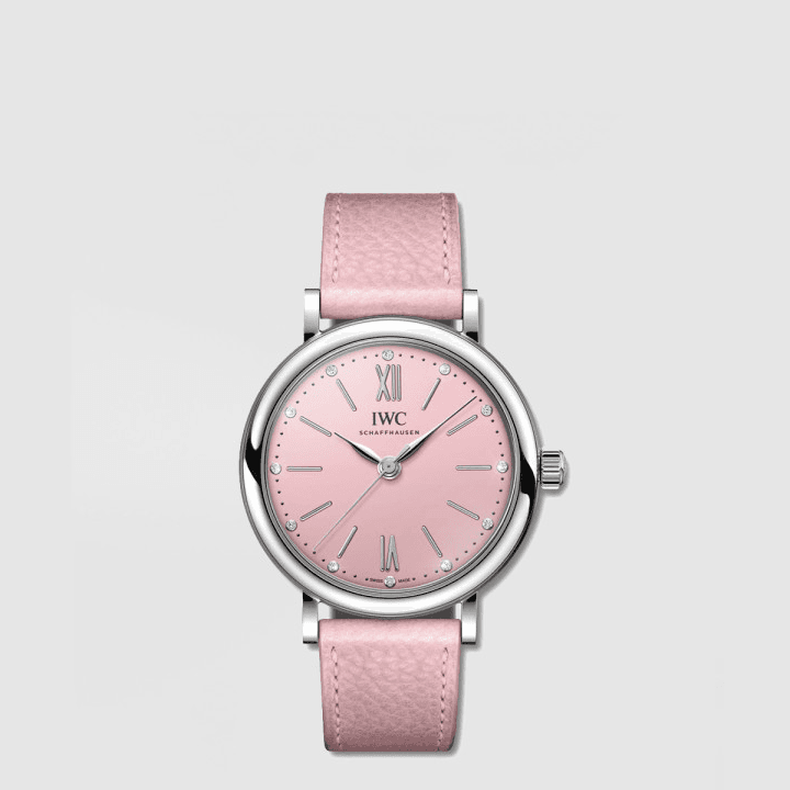 IWC 포르토피노 오토매틱 34 핑크&실버