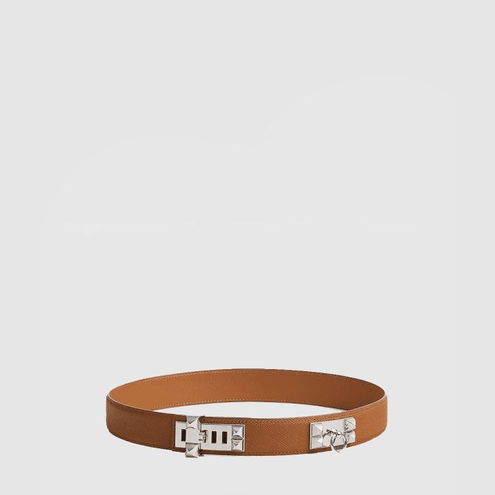 에르메스 브라운 오렌지 밸런스 톤 컬러웨이 Collier de Chien 벨트