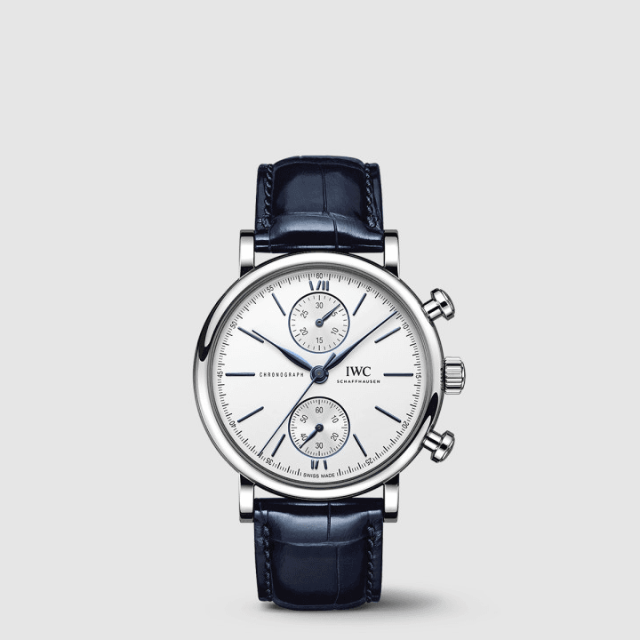 IWC 포르토피노 크로노그래프 39 네이비&화이트