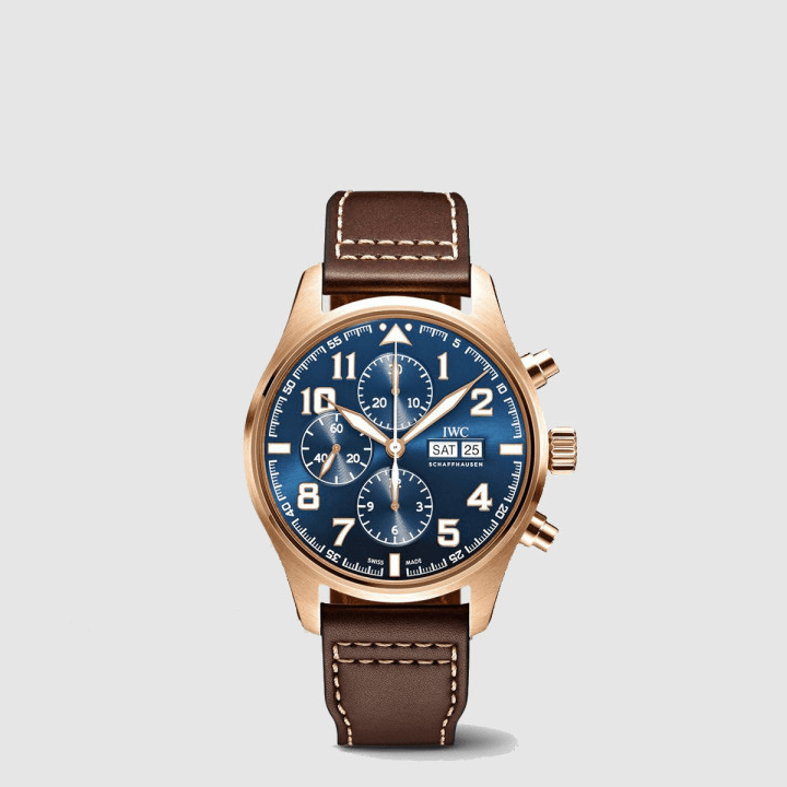IWC 파일럿 워치 크로노그래프 어린 왕자 에디션 로즈골드&블루
