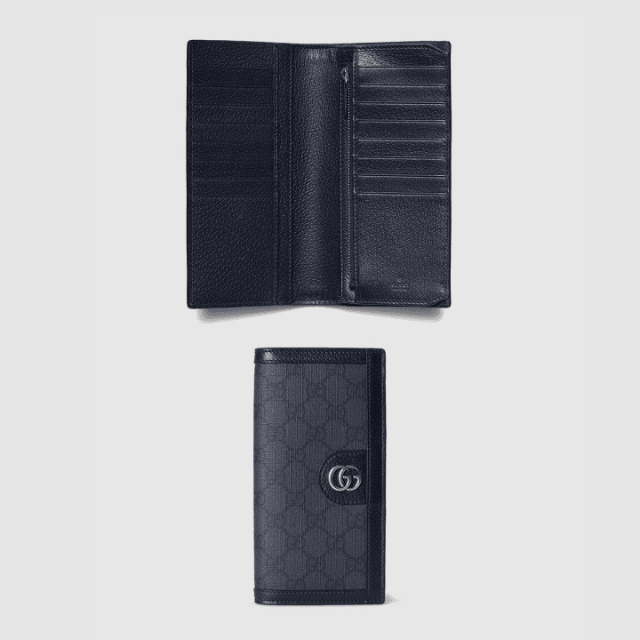 구찌 오피디아 GG 네이비 장지갑