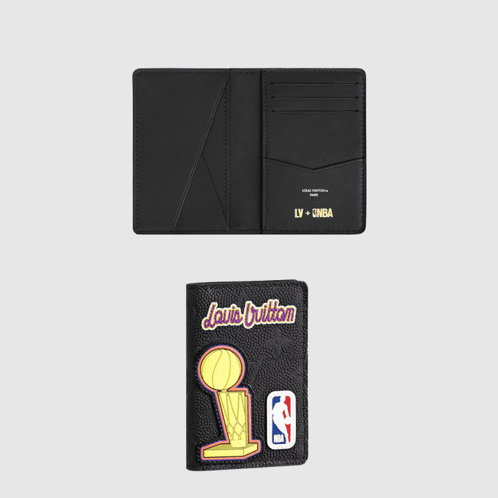 루이비통 x NBA 포켓 오가나이저 블랙 토리옹 모노그램 레더