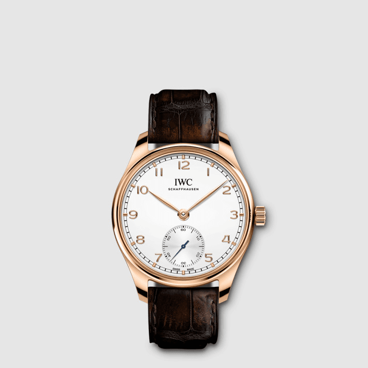IWC 포르투기저 오토매틱 40 골드&브라운
