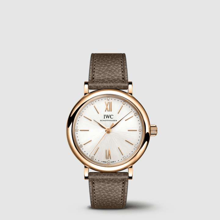 IWC 포르토피노 오토매틱 34 브라운&골드