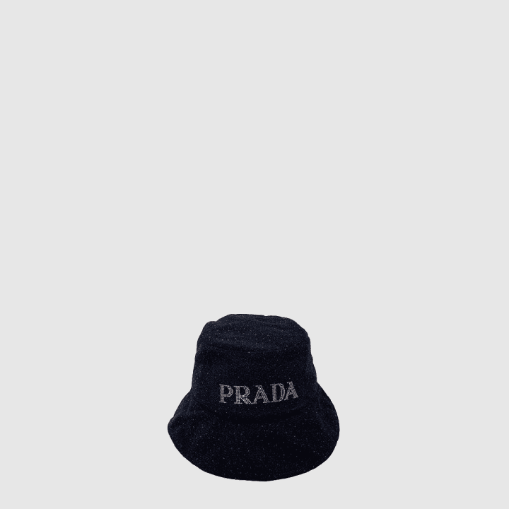 프라다 네이비 벙거지