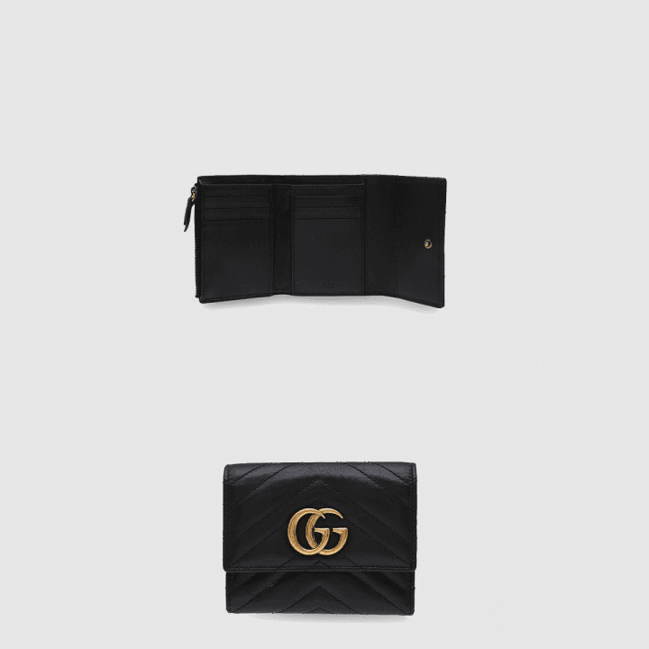 구찌 GG 마몽 미디엄 블랙 지갑