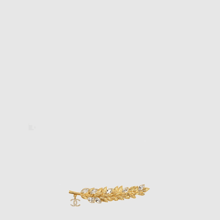 샤넬 골드 브로치