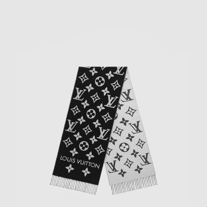 루이비통 LV 에센셜 블랙&그레이 스카프