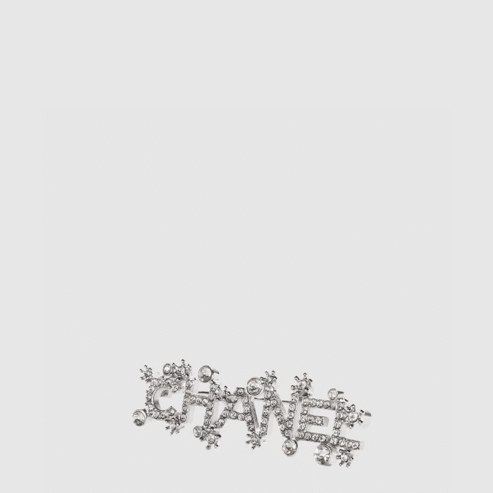 샤넬 실버 브로치