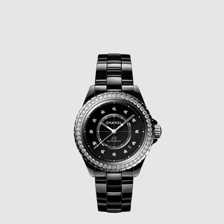 샤넬 J12 시계, 38mm 블랙