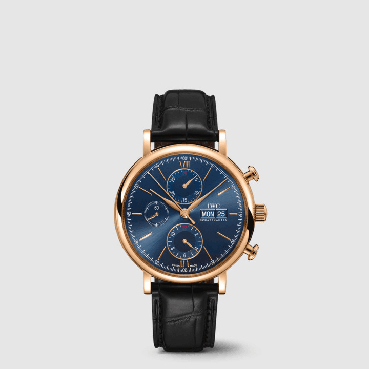IWC 포르토피노 크로노그래프 블랙&블루