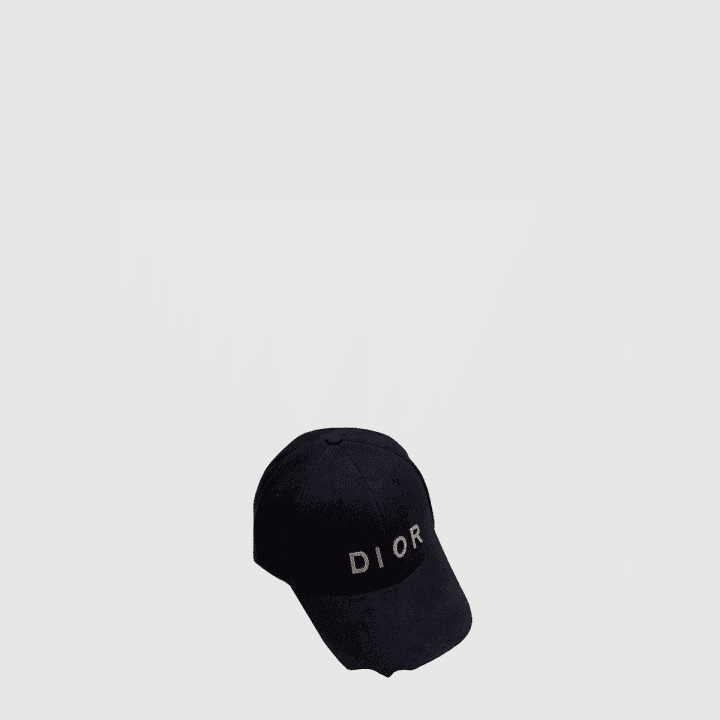 디올 블랙 베이스볼 캡