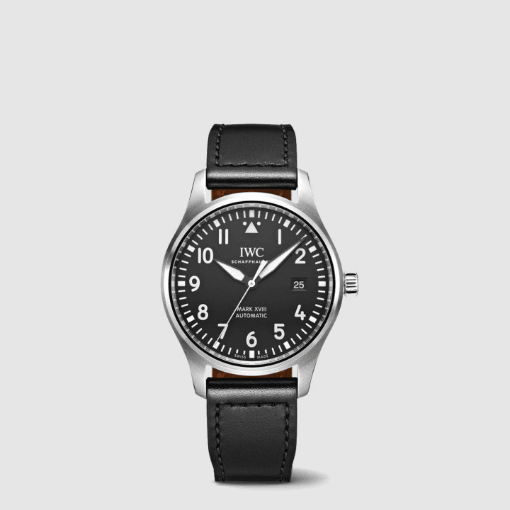 IWC 파일럿 워치 마크 XVIII 블랙