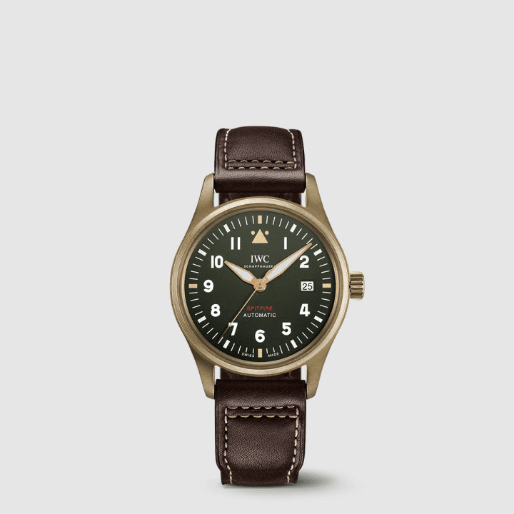 IWC 파일럿 워치 오토매틱 스핏파이어 브라운&그린