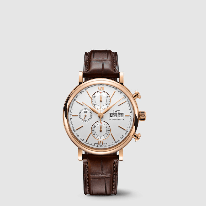 IWC 포르토피노 크로노그래프 브라운&화이트