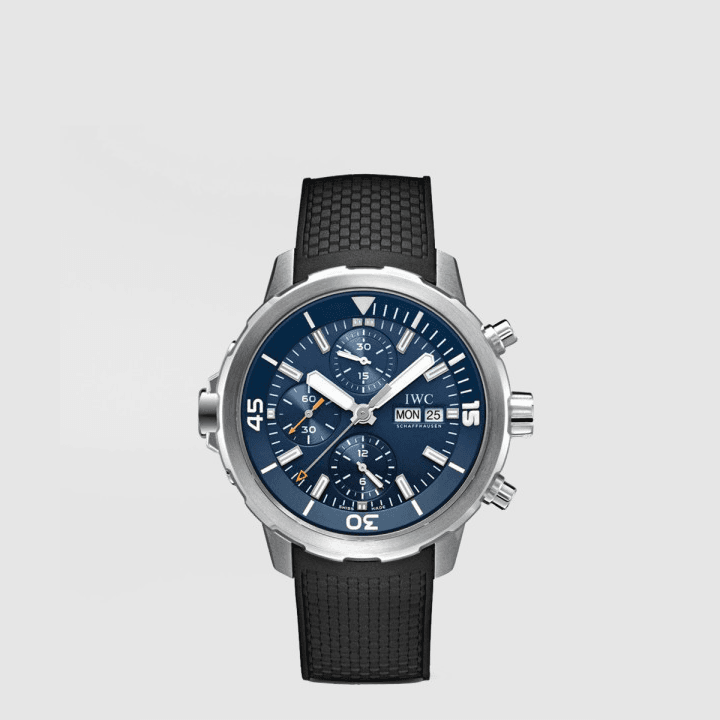 IWC 아쿠아타이머 크로노그래프 에디션 블랙&블루