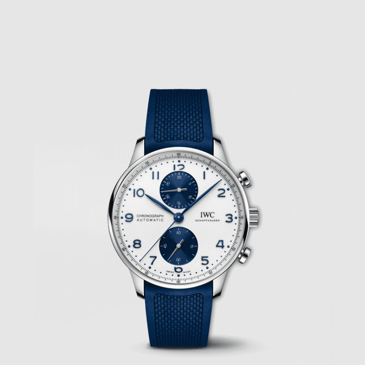 IWC 포르투기저 크로노그래프 블루&화이트