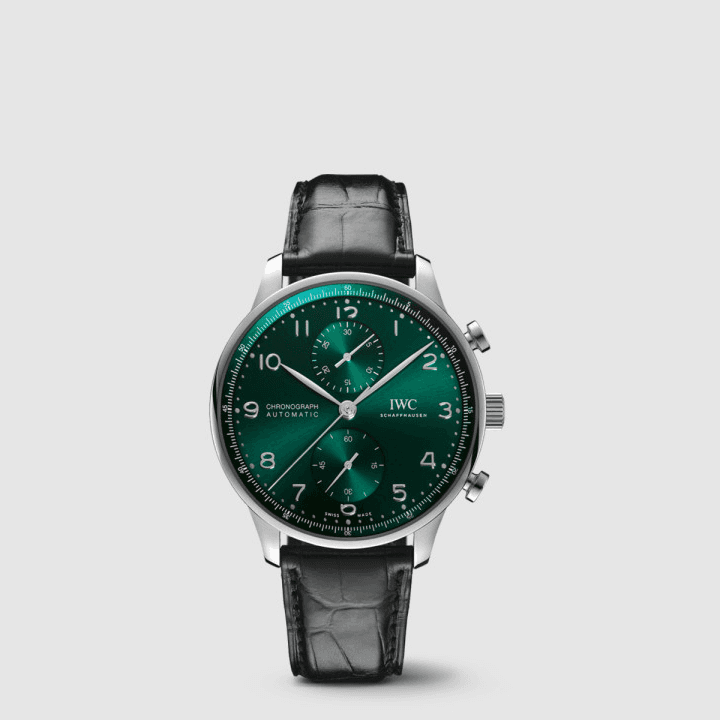 IWC 포르투기저 크로노그래프 블랙&그린
