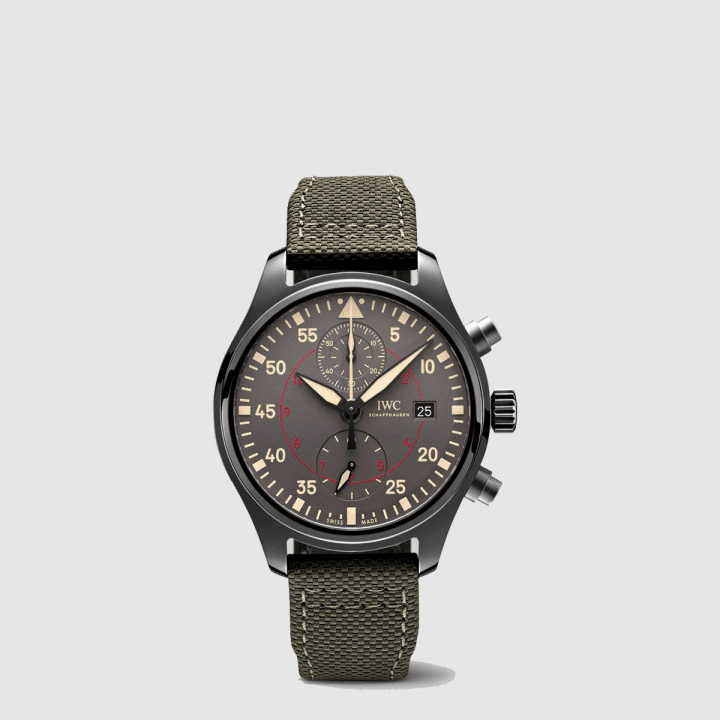 IWC 파일럿 시계 크로노그래프 탑건 Miramar