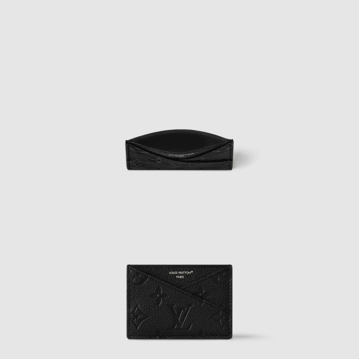 루이비통 크리스크로스 카드 홀더 모노그램 앙프렝뜨 가죽