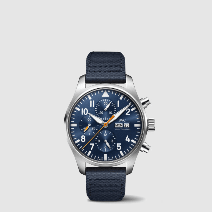 IWC 파일럿 시계 크로노그래프 캡틴 블루