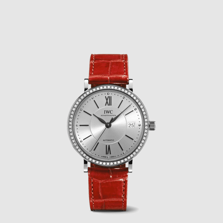 IWC 포르토피노 오토매틱 37 레드&실버