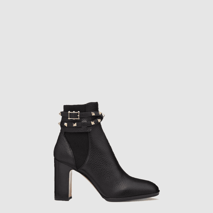 발렌티노 Rockstud 송아지 가죽 부츠