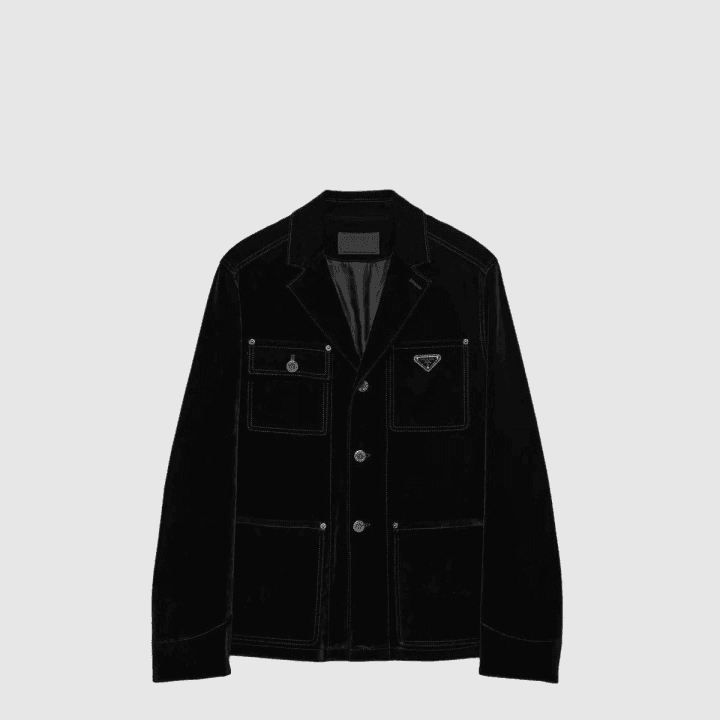 프라다 블랙 딥 톤 컬러웨이 쟈켓