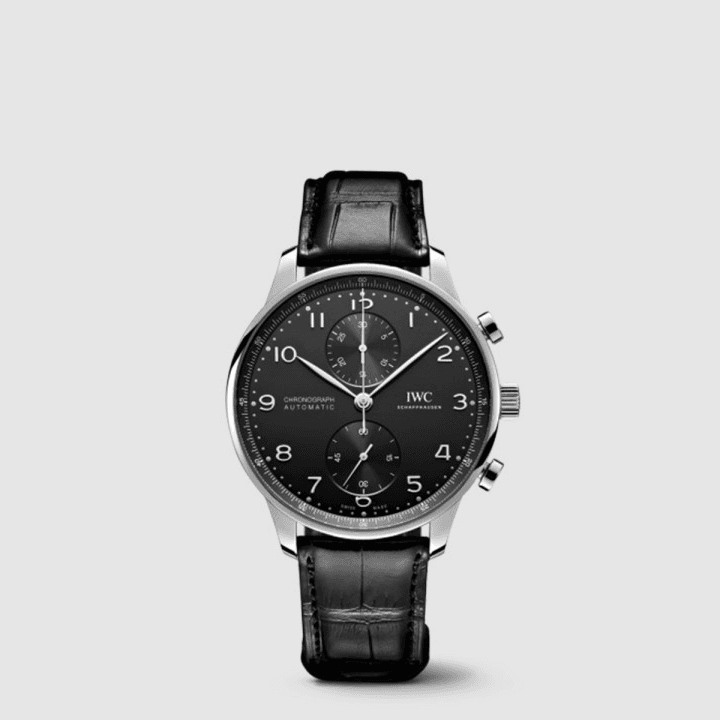 IWC 포르투기저 크로노그래프 블랙&실버