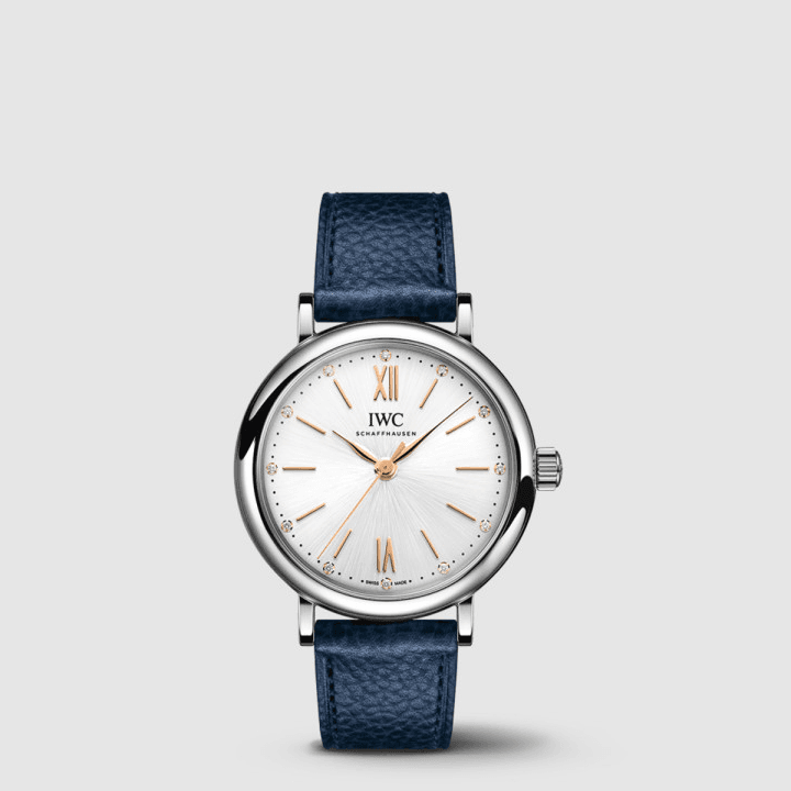 IWC 포르토피노 오토매틱 34 네이비&화이트