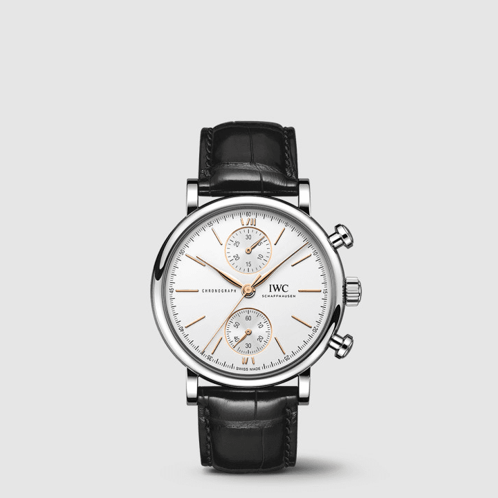 IWC 포르토피노 크로노그래프 39 블랙&화이트