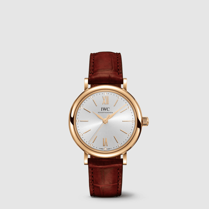 IWC 포르토피노 오토매틱 34 브라운&화이트