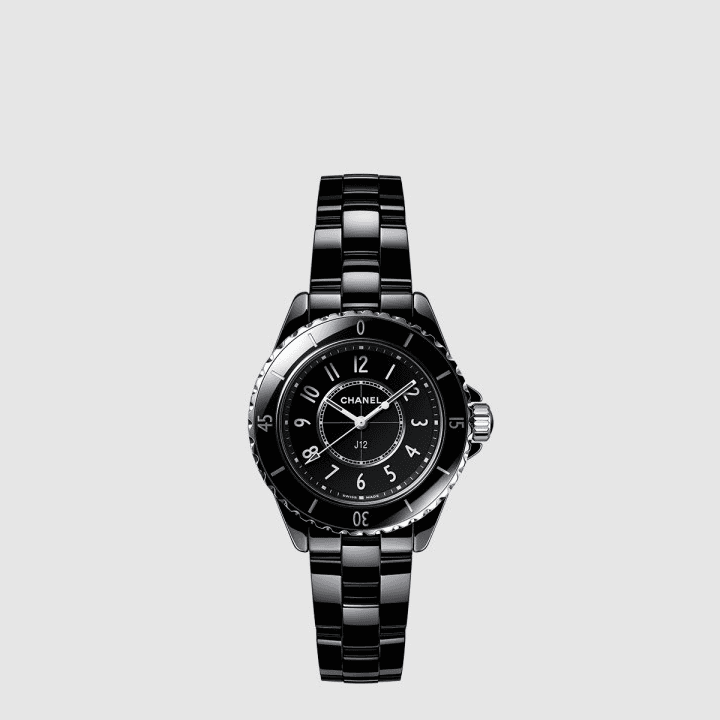 샤넬 J12 시계 칼리버 12.2, 33mm 블랙